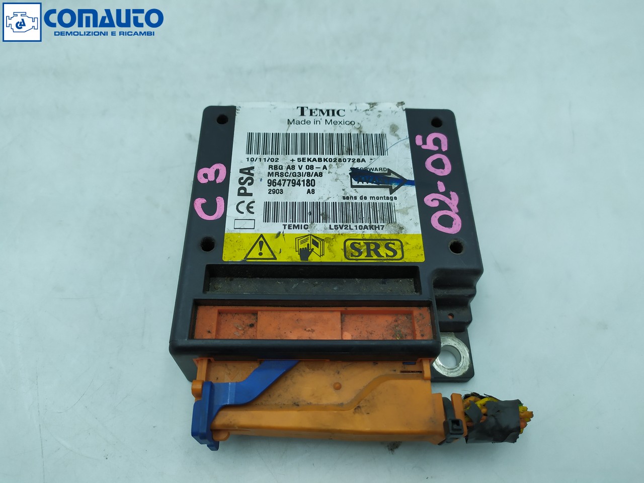 Centralina airbag CITROEN C3