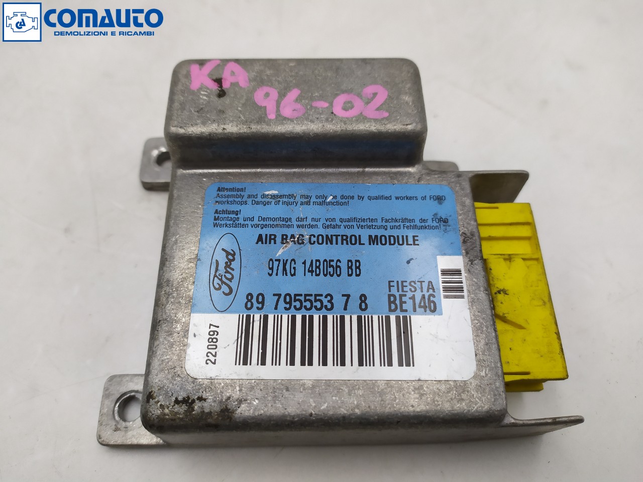 Centralina airbag FORD KA