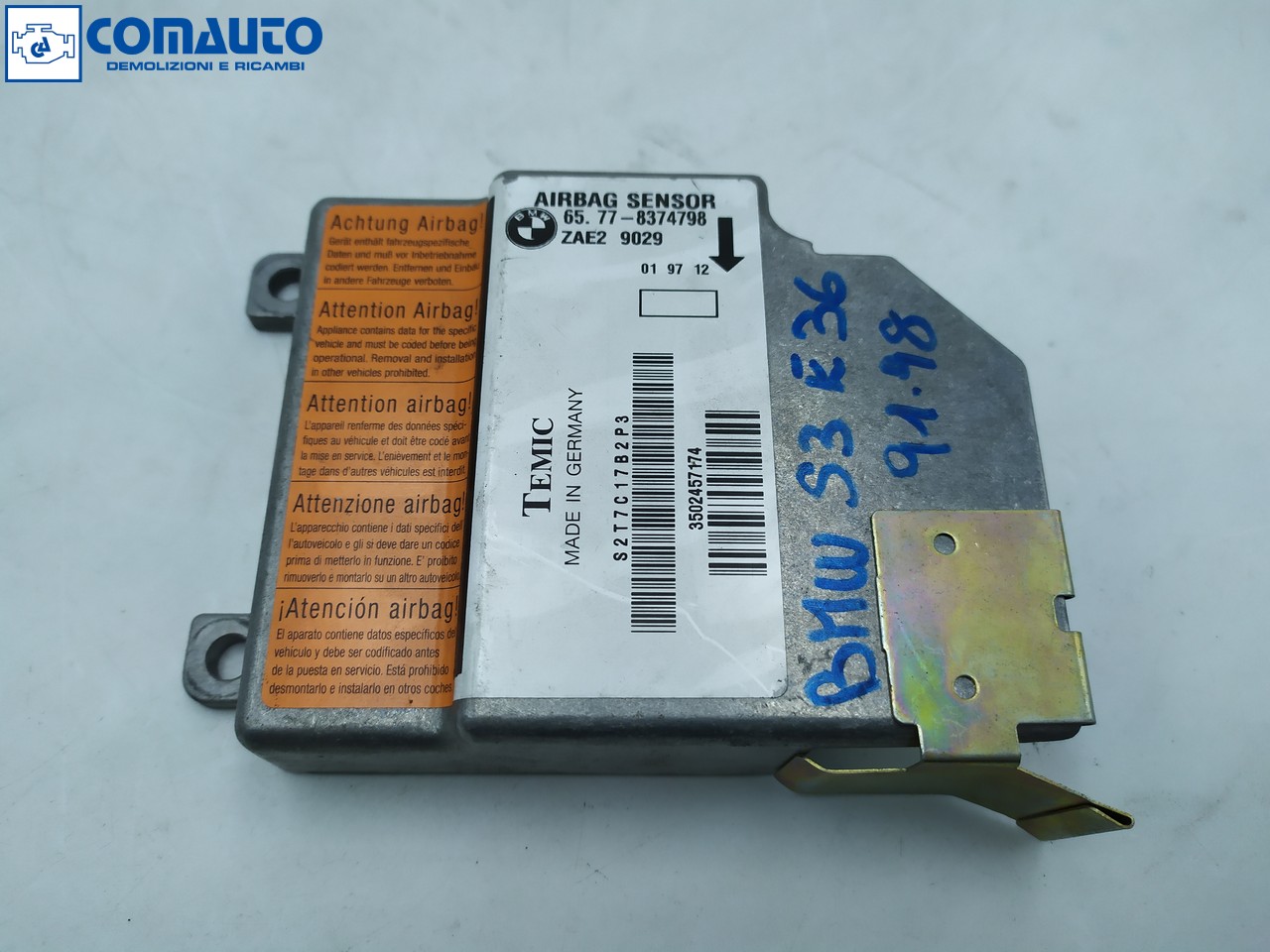 Centralina airbag BMW 3