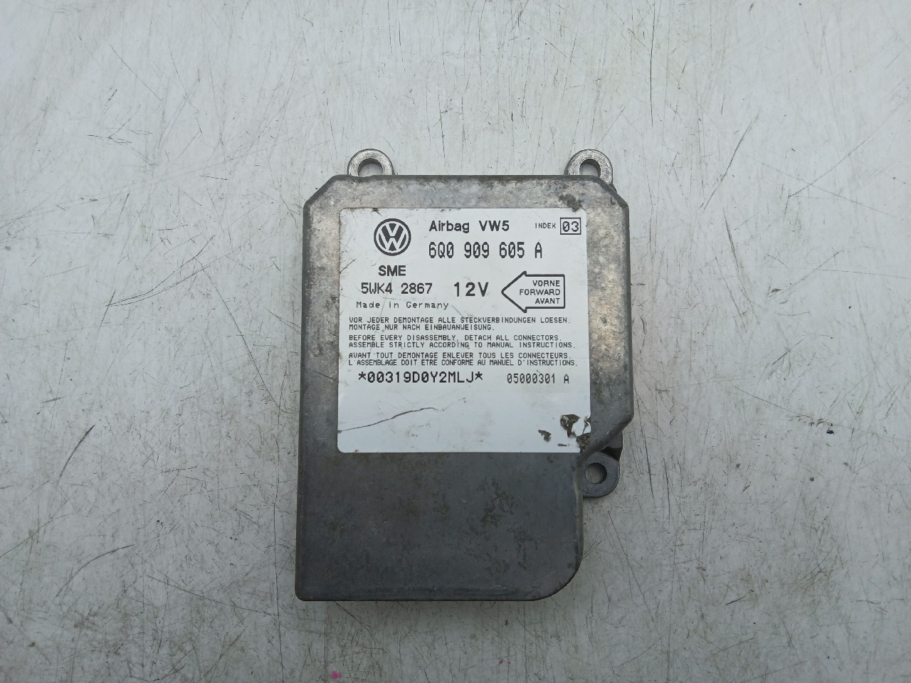 Centralina airbag VOLKSWAGEN POLO